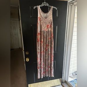 Flowered Maxi Dress